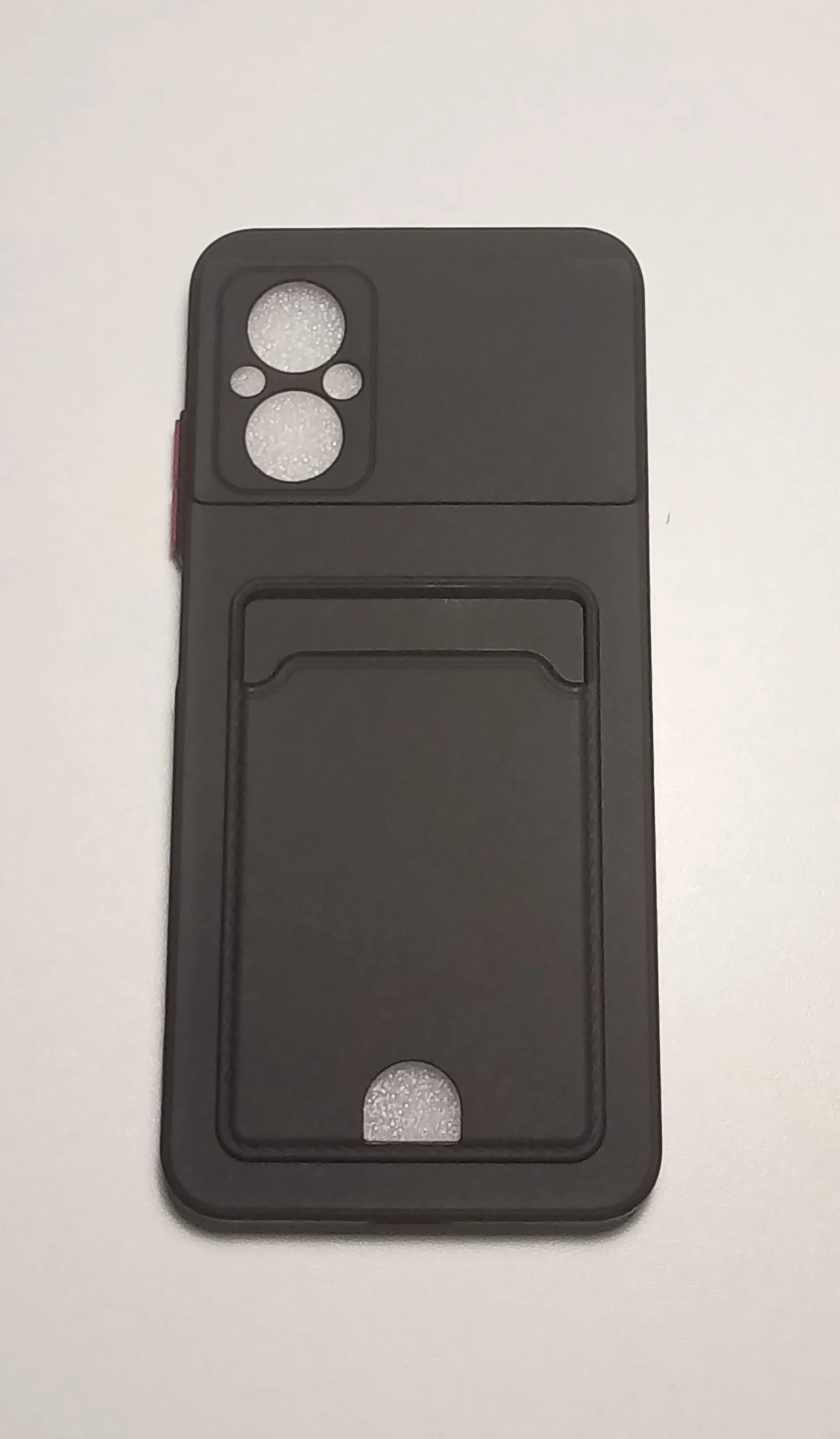 Серый чехол XIAOMI POCO M5 / POCO M4 5G с защитой камеры и карманом для пластиковой карты