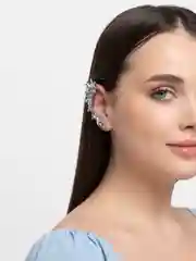 Серебряный серьга-кафф на одно ухо "Крылья ангела"