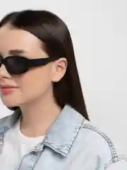 Розовый солнцезащитные очки женские, прямоугольные. MIRSEE