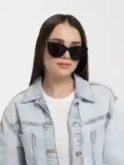 Угольный женские солнцезащитные очки "Кошачий глаз" MIRSEE