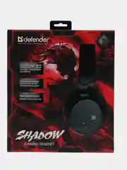 Игровые наушники Defender Shadow черный, софттач, провод 2 м