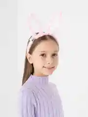 Конфетный ободок светящийся, с ушками, меховой