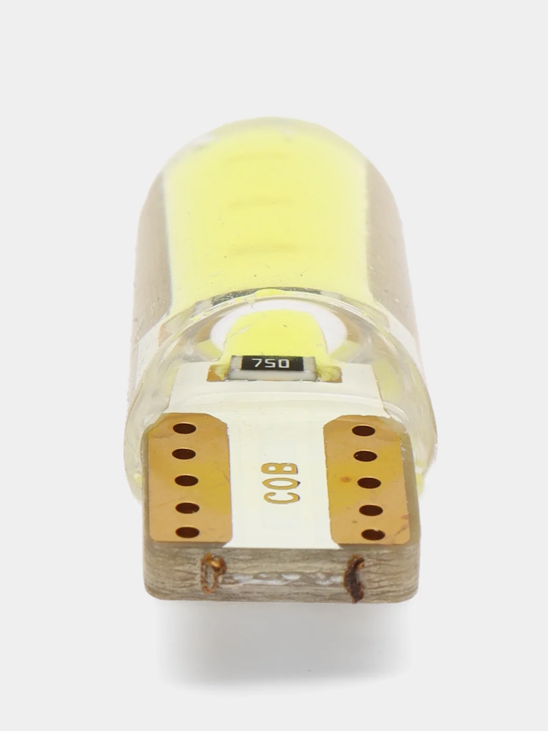 Белый автомобильная светодиодная габаритная LED лампа T10 W5W для ДХО и фар и подцветки салона