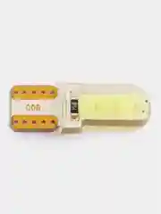 Белый автомобильная светодиодная габаритная LED лампа T10 W5W для ДХО и фар и подцветки салона