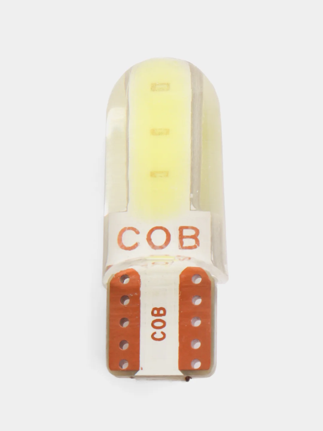 Светодиодные габаритные LED лампы W5W T10 COB 4 автосвет огни