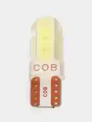 Светодиодные габаритные LED лампы W5W T10 COB 4 автосвет огни
