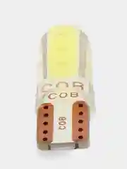 Светодиодные габаритные LED лампы W5W T10 COB 4 автосвет огни