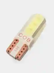 Светодиодные габаритные LED лампы W5W T10 COB 4 автосвет огни
