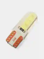 Светодиодные габаритные LED лампы W5W T10 COB 4 автосвет огни