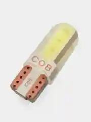 Светодиодные габаритные LED лампы W5W T10 COB 4 автосвет огни