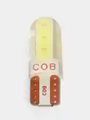 Светодиодные габаритные LED лампы W5W T10 COB 4 автосвет огни