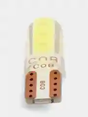 Светодиодные габаритные LED лампы W5W T10 COB 4 автосвет огни