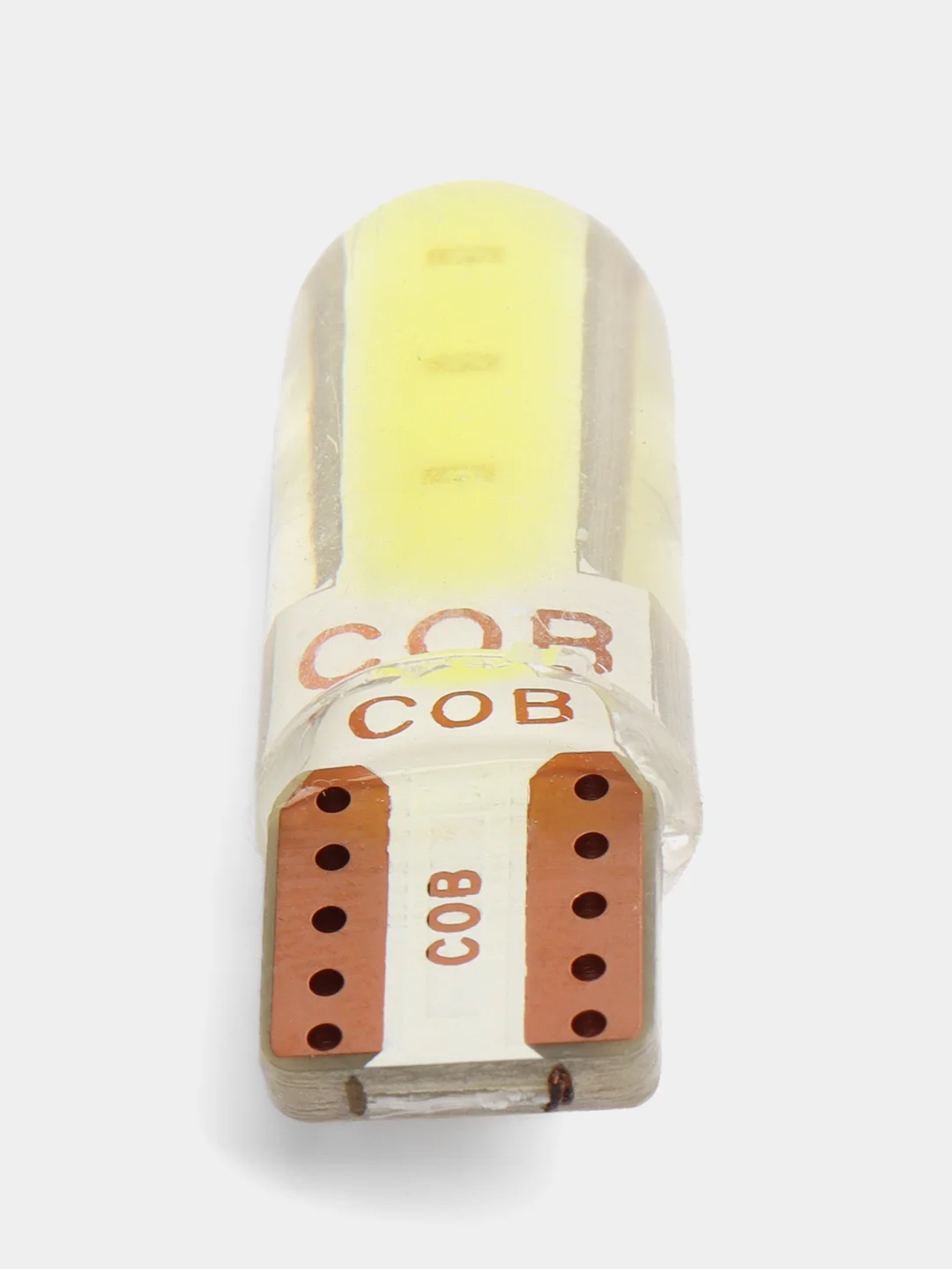 Светодиодные габаритные LED лампы W5W T10 COB 4 автосвет огни