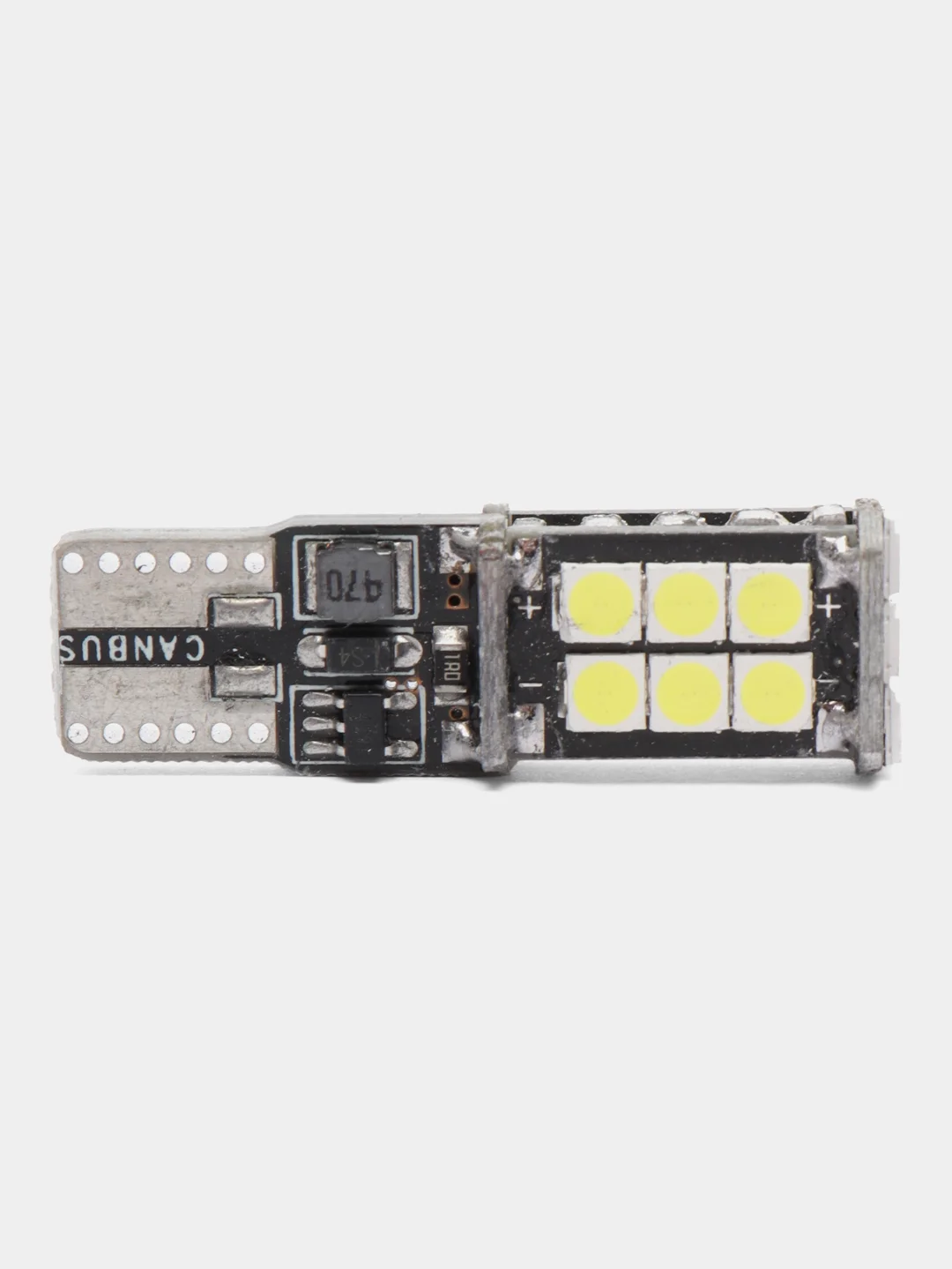 Белый габаритные светодиодные лампы Автомобильная LED лампа T10 W5W с CANBUS 15 диодов