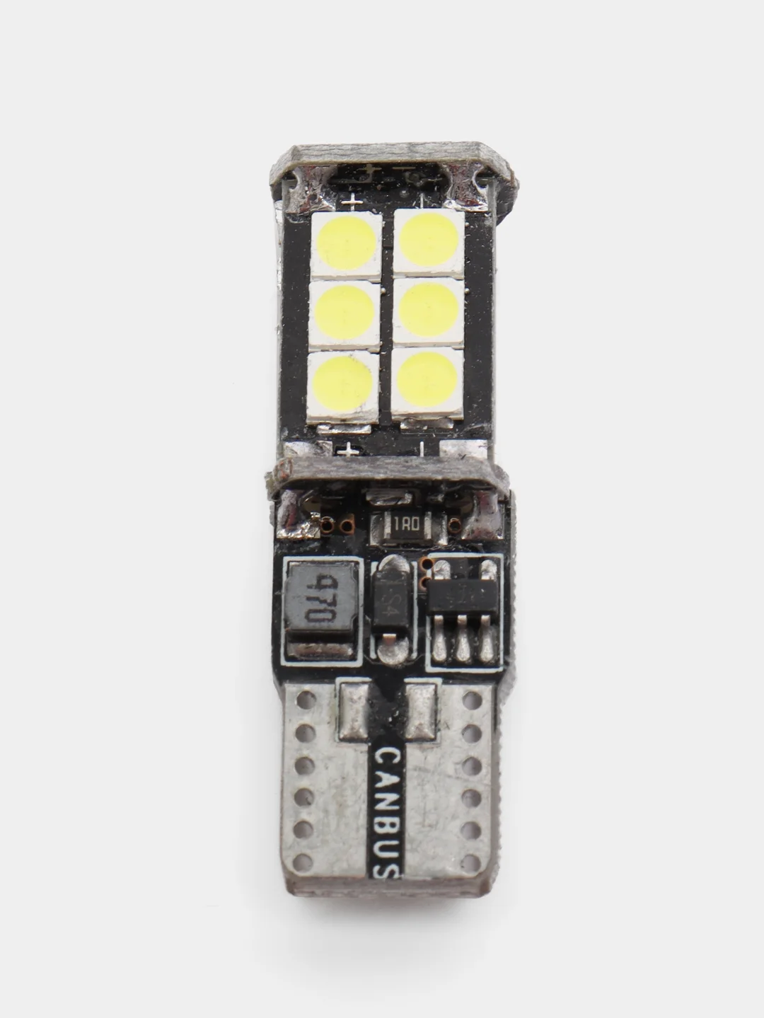 Белый габаритные светодиодные лампы Автомобильная LED лампа T10 W5W с CANBUS 15 диодов