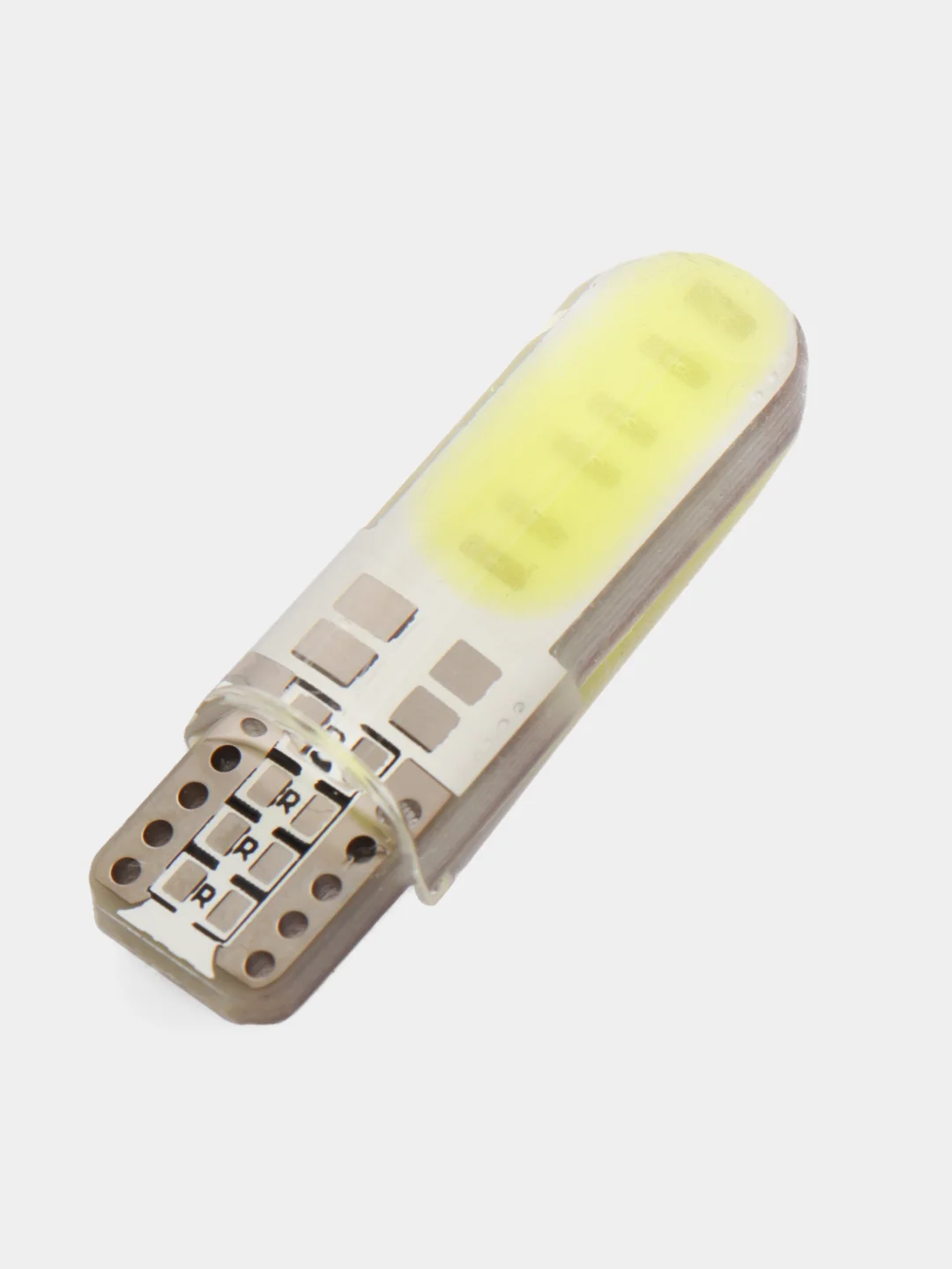 Габаритные LED лампы W5W T10 1-2-4 шт COB 10 Светодиодные Лампочки /огонь/салон/подсветка
