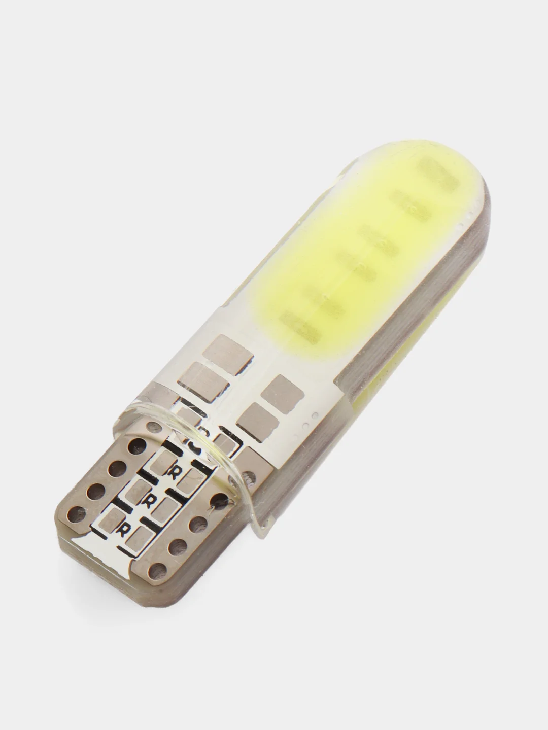 Габаритные LED лампы W5W T10 1-2-4 шт COB 10 Светодиодные Лампочки /огонь/салон/подсветка