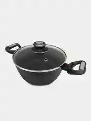 Кастрюля с крышкой Polaris PRO collection-20C 20 см Черный