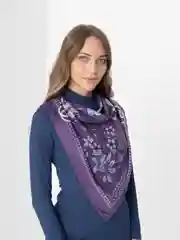 Пурпурный платок женский