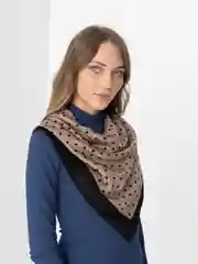 Горчичный платок женский