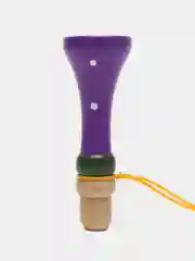 Фиолетовый свисток деревянный, дудка