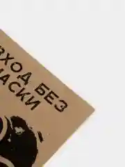Постер "Вход без маски"