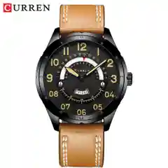 Медный мужские наручные часы Curren 8267 с календарём в подарочной упаковке