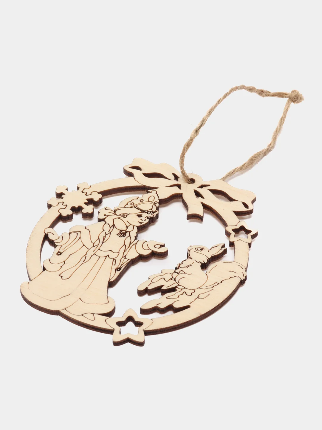 Лимонный новогодние елочные игрушки из дерева