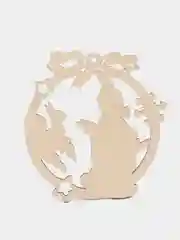 Лимонный новогодние елочные игрушки из дерева