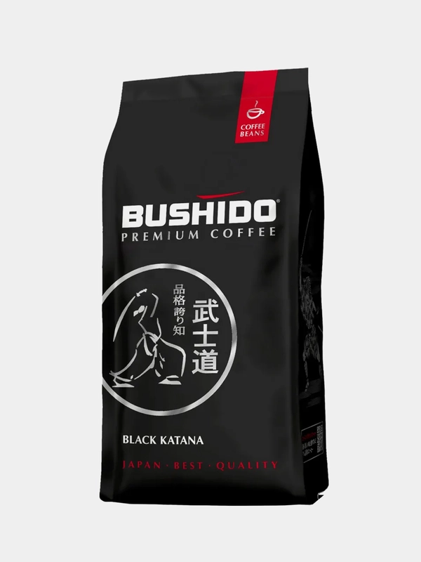 Кофе в зернах BUSHIDO "Black Katana", полимерная упаковка, 227 г