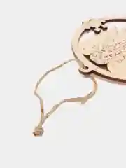 Синий новогодние елочные игрушки из дерева
