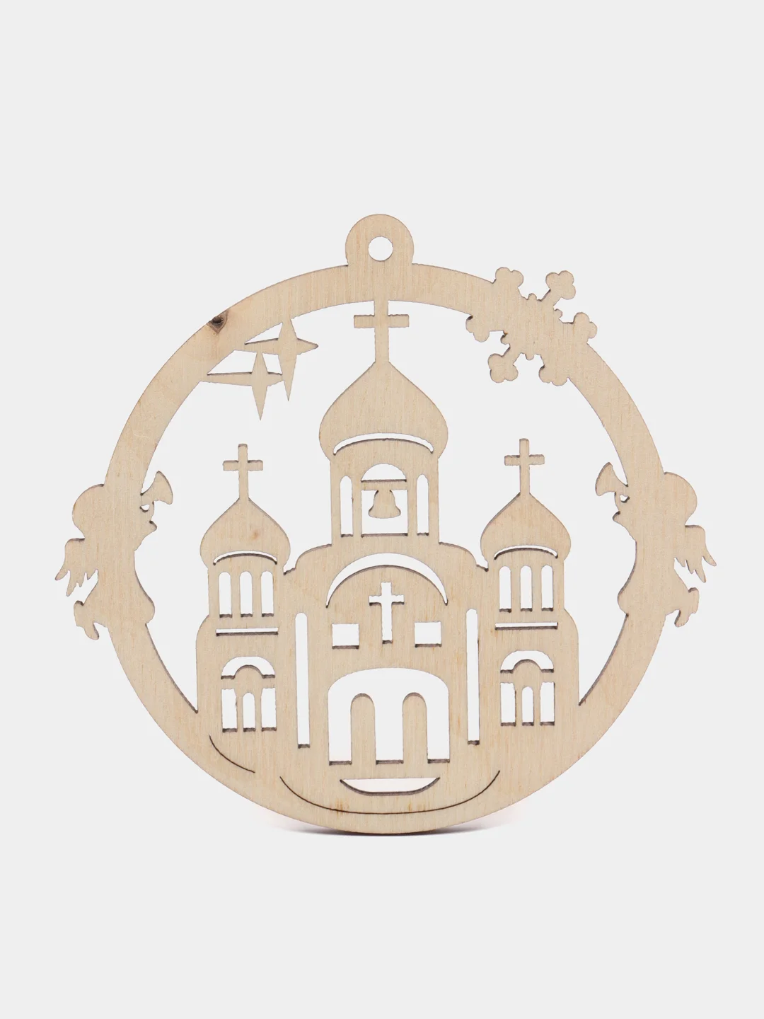 Мятный новогодние елочные игрушки из дерева