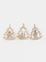 Хаки новогодние елочные игрушки из дерева