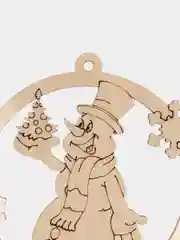 Фуксия новогодние елочные игрушки из дерева