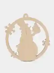 Фуксия новогодние елочные игрушки из дерева