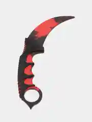 Алый нож деревянный лак керамбит 8 видов кс го / cs go