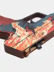 Алый резинкострел пистолет Five-Seven из CS:GO, 6 скинов, дерево