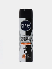 Антиперспирант спрей NIVEA MEN "Невидимый для черного и белого Extra", мужской, 150 мл