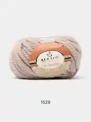 Бежевый пряжа Nako Pure Wool Plus, 100%шерсть, 100г/30м