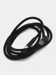 Черный магнитный кабель 3 в 1, 1м для зарядки устройств c разъемом MicroUSB, Type-C, Lightning