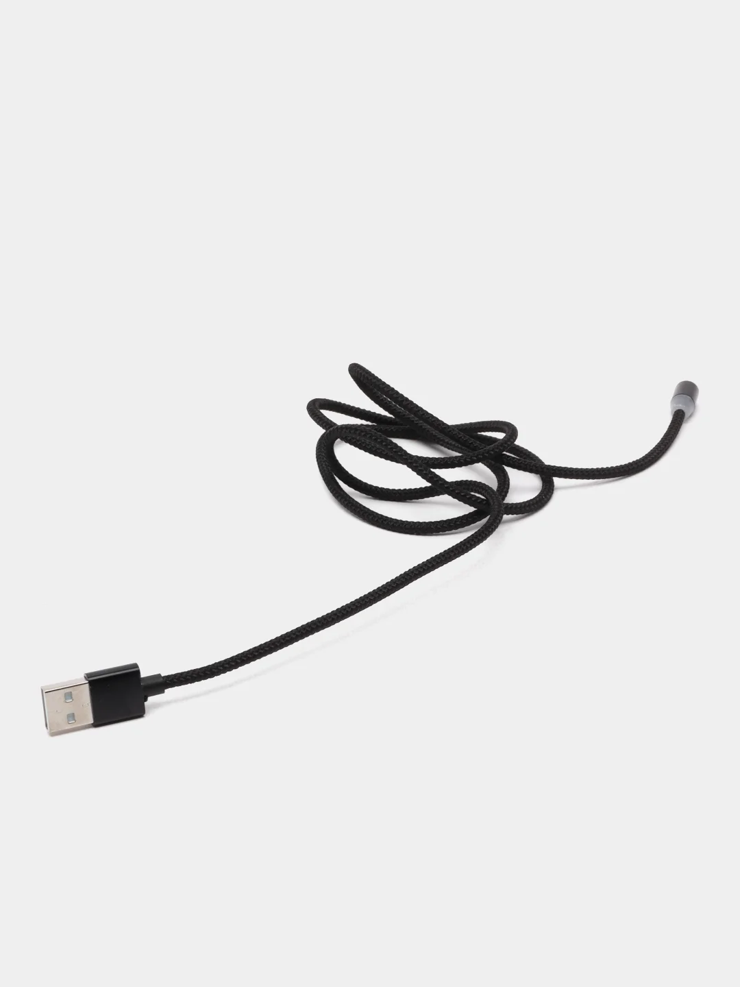 Черный магнитный кабель 3 в 1, 1м для зарядки устройств c разъемом MicroUSB, Type-C, Lightning