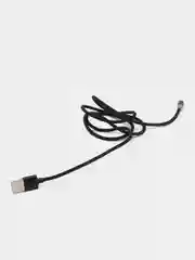Черный магнитный кабель 3 в 1, 1м для зарядки устройств c разъемом MicroUSB, Type-C, Lightning