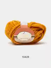 Горчичный пряжа Nako Pure Wool Plus, 100%шерсть, 100г/30м
