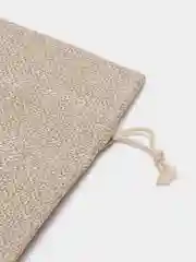 Красный новогодний чехол - мешок / подарочный новогодний чехол для бутылки