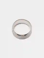 Серебряный кольцо стальное, 8 мм