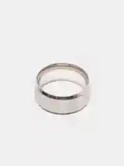 Серебряный кольцо стальное, 8 мм