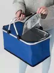 Синий термосумка