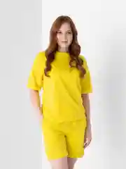 Лимонный костюм спортивный женский