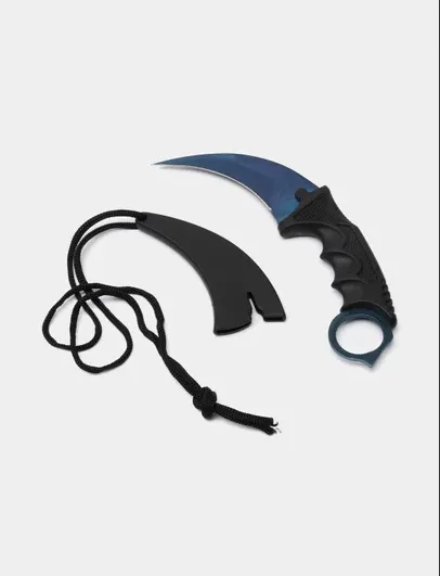 Черный нож керамбит cs go