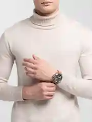 Коричневый часы мужские наручные Amst